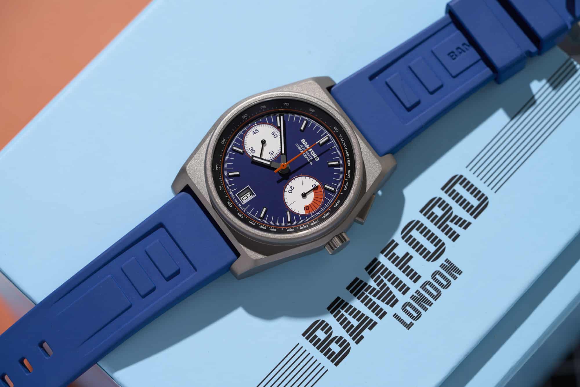 Press for the B347 Monopusher Chronograph