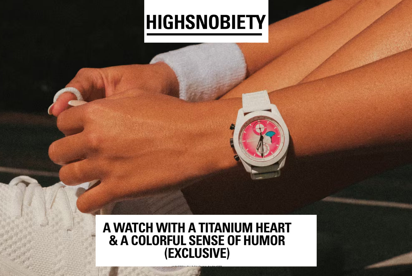 HIGHSNOBIETY: A Watch With a Titanium Heart & a Colorful Sense of Humor (EXCLUSIVE)