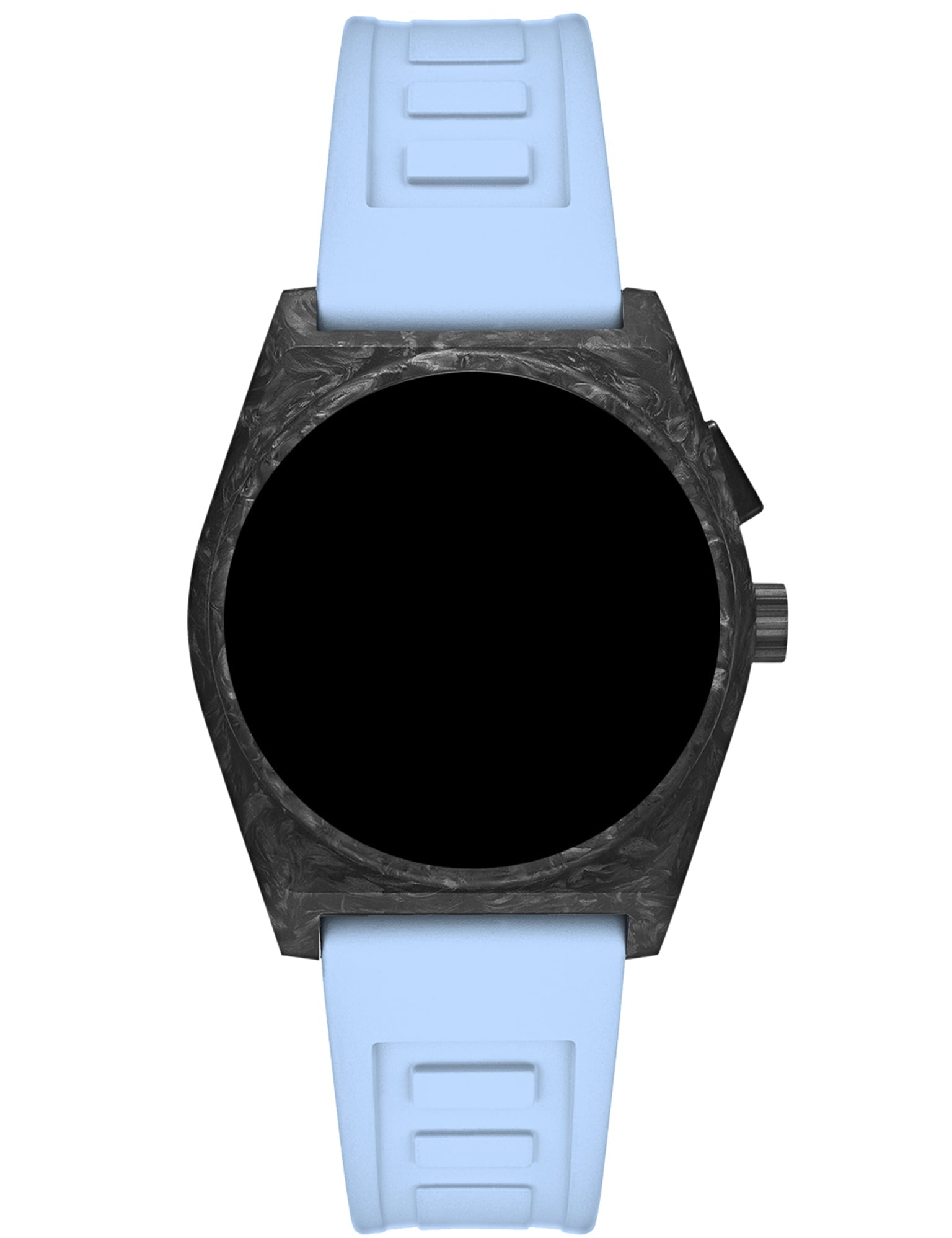 22mm Rubber Strap - Aqua