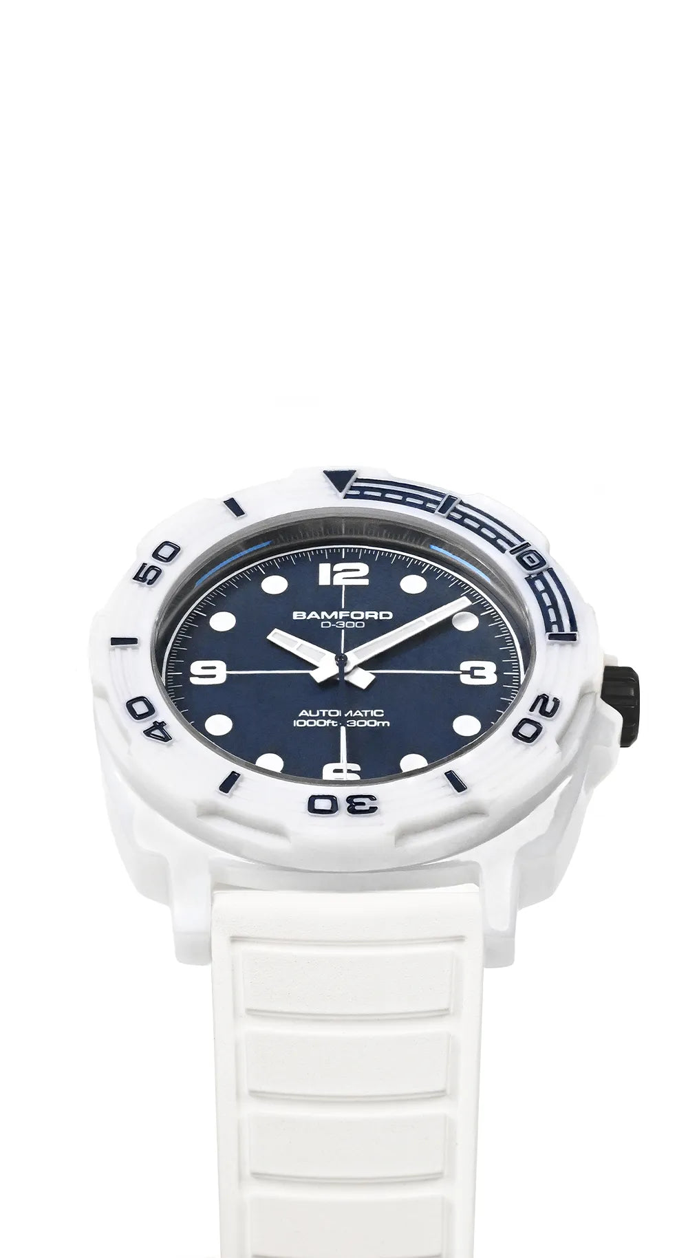 D-300 Gloss Navy White Ceramic