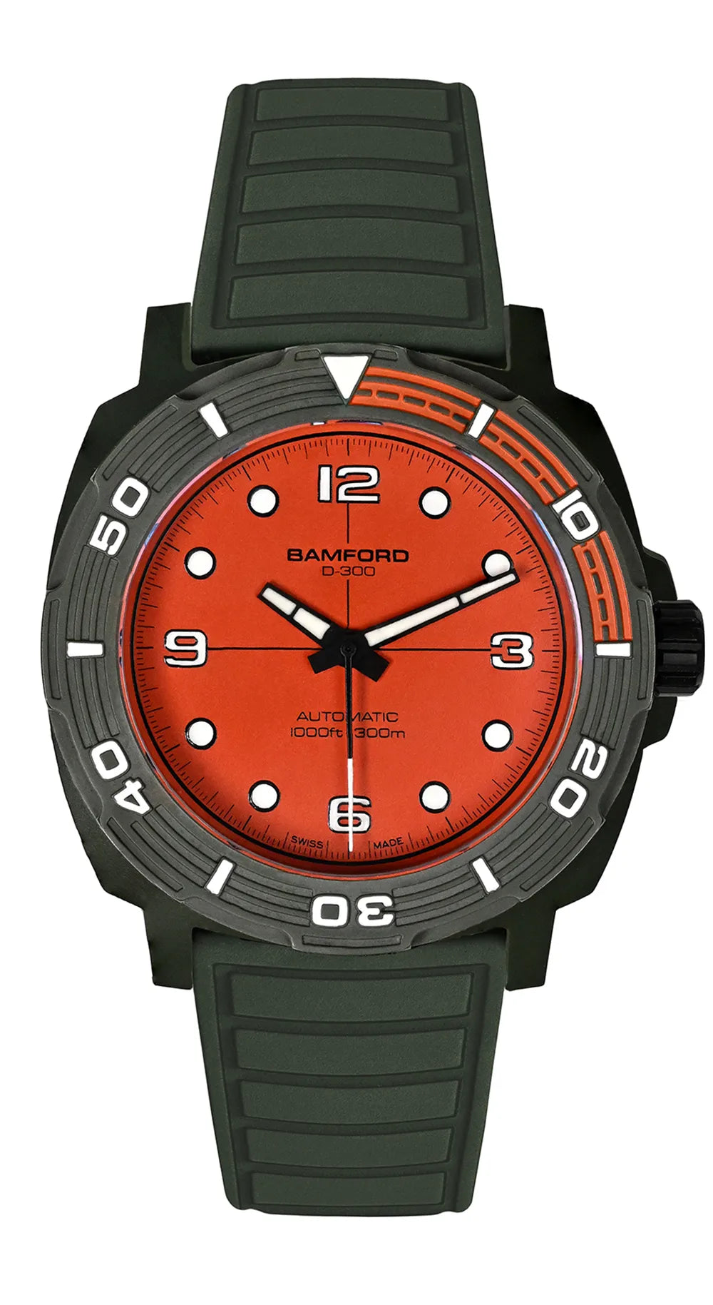 D-300 Matte Orange Green Ceramic
