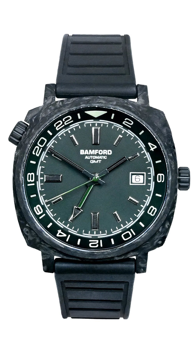 Bamford London GMT-FORGED-CARBON-GREEN