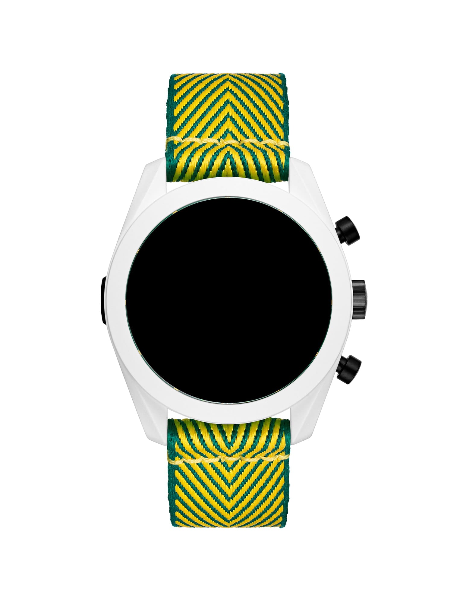 20mm Mayfair 2.0 Green & Yellow Strap