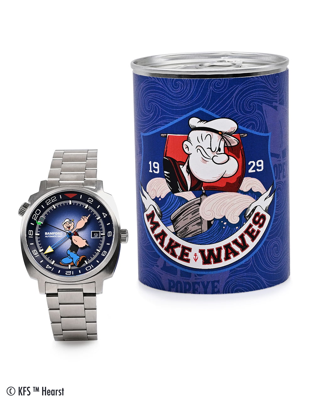 Limited Edition Bamford London "Popeye" Steel GMT