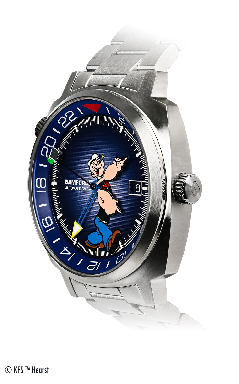 Limited Edition Bamford London "Popeye" Steel GMT