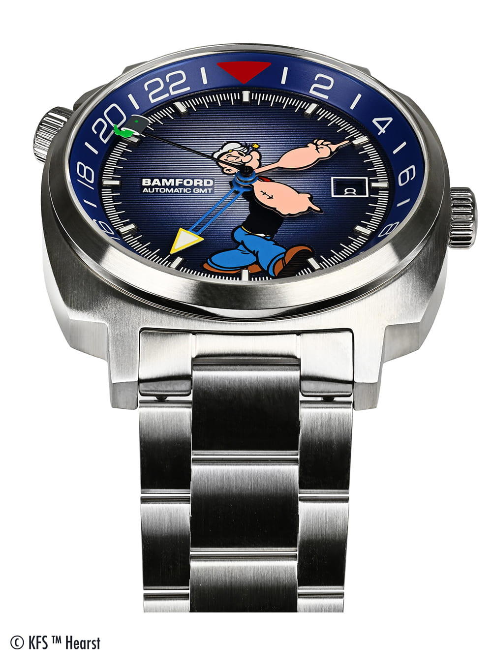 Limited Edition Bamford London "Popeye" Steel GMT