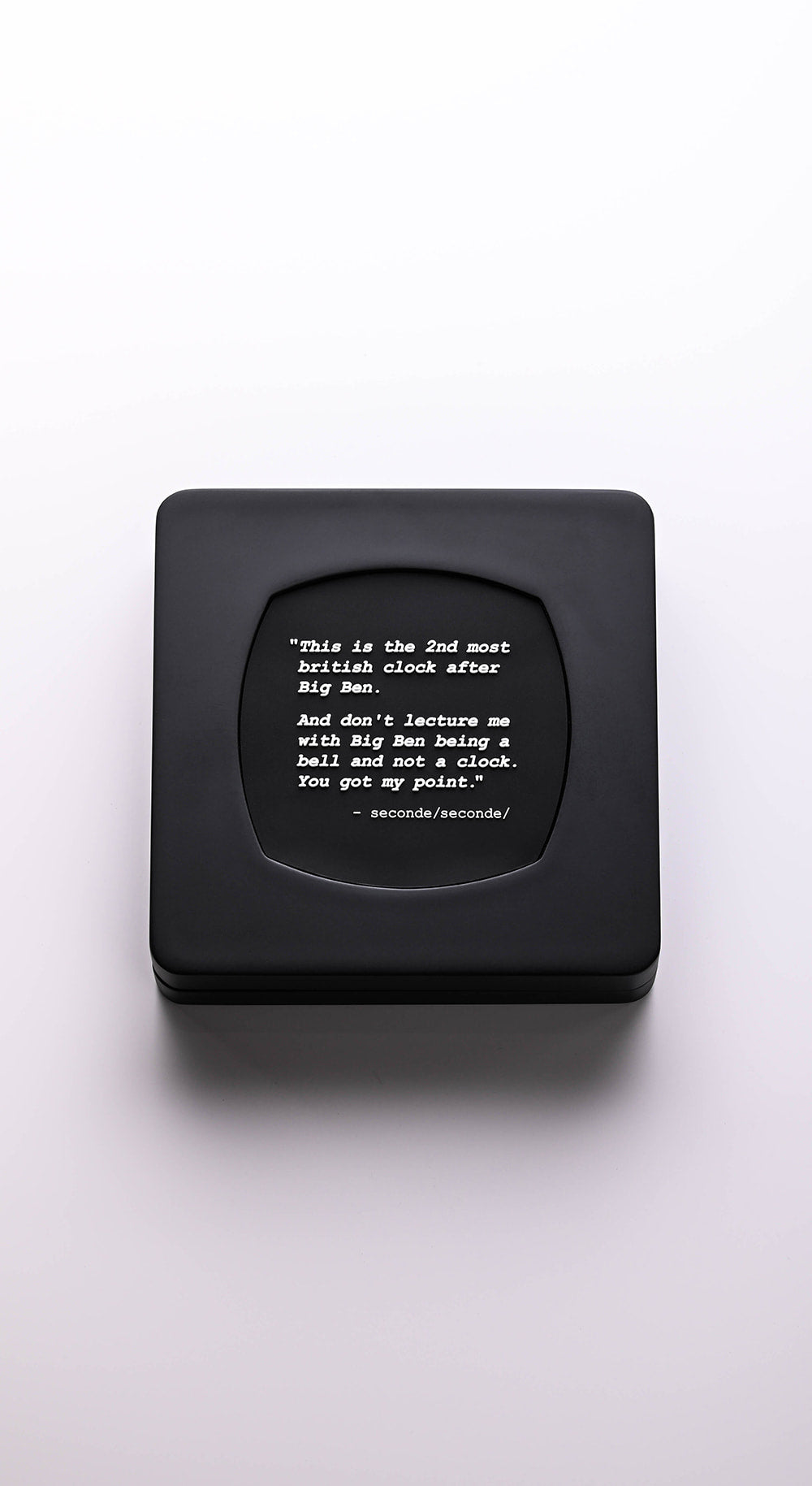 Bad Form GMT Desk Clock