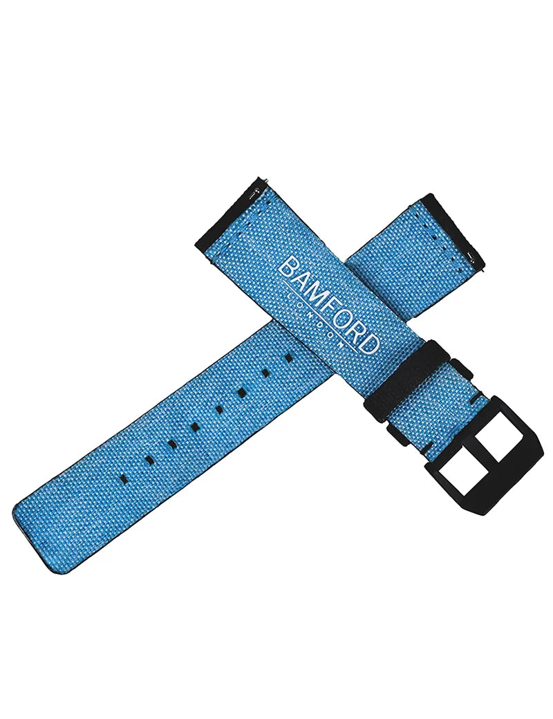 22mm D300 Black Strap
