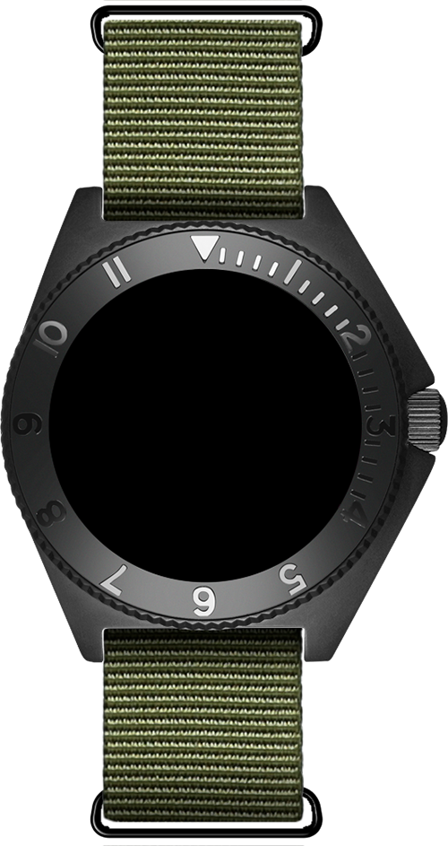 20mm Nylon Strap - Army Green