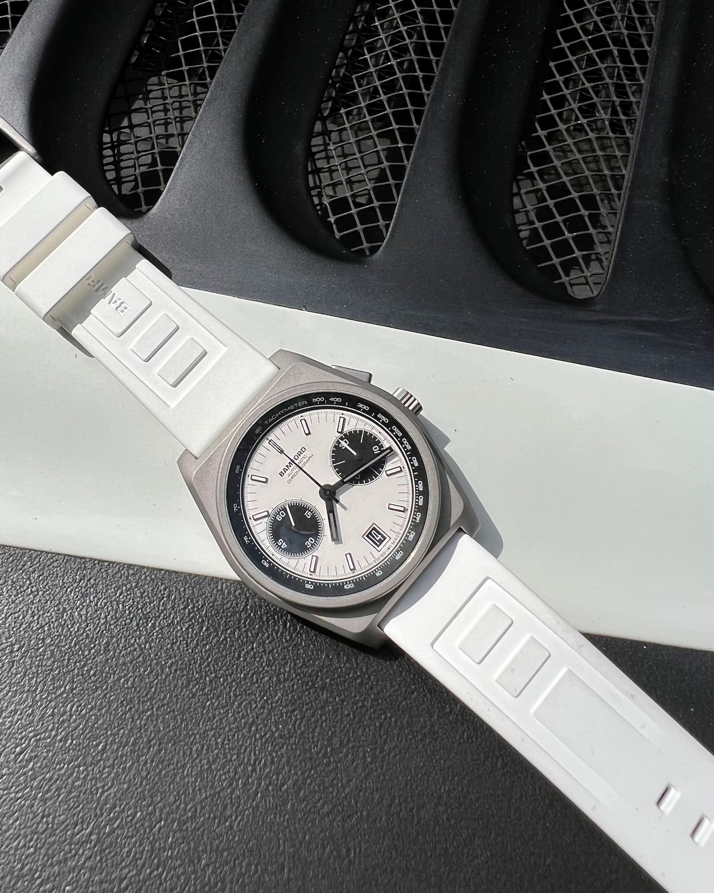 Bamford Titanium B347 - Bianco Nero