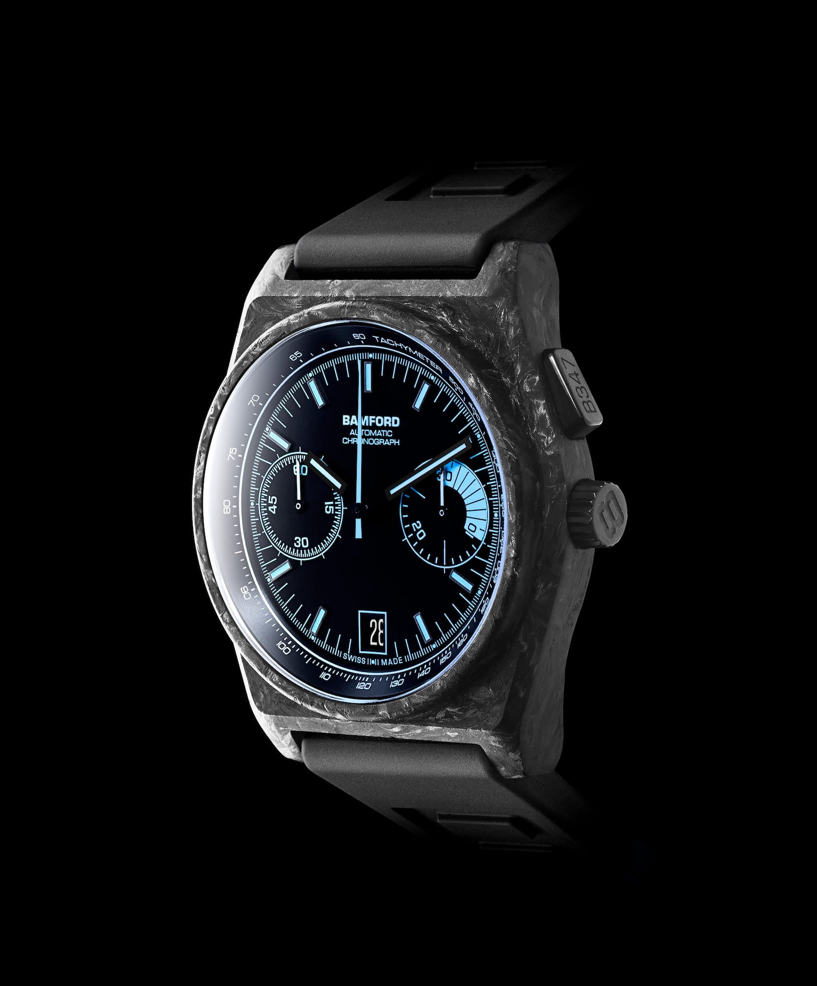 Bamford Carbon B347 - Bamford Aqua Blue