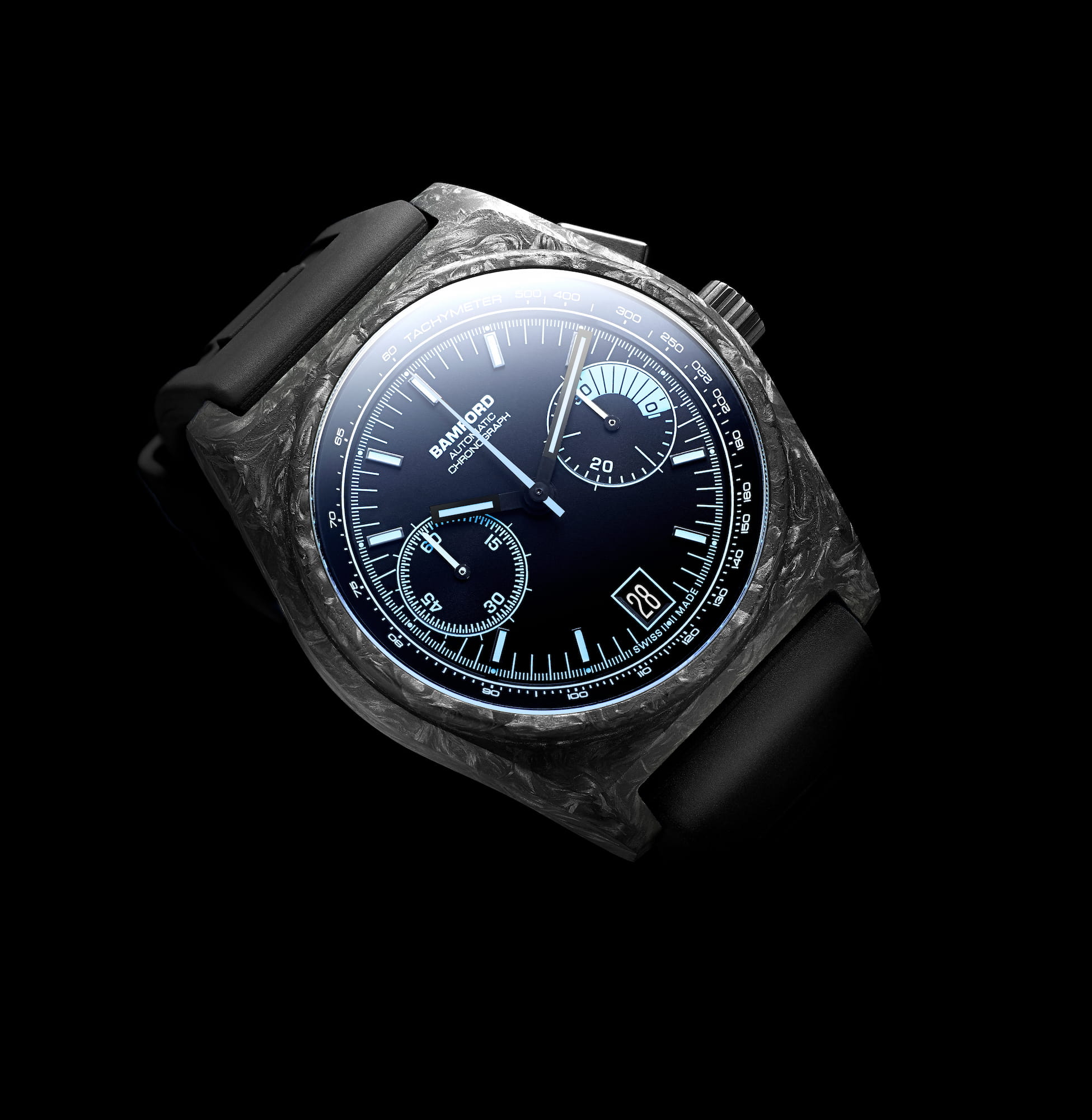 Bamford Carbon B347 - Bamford Aqua Blue