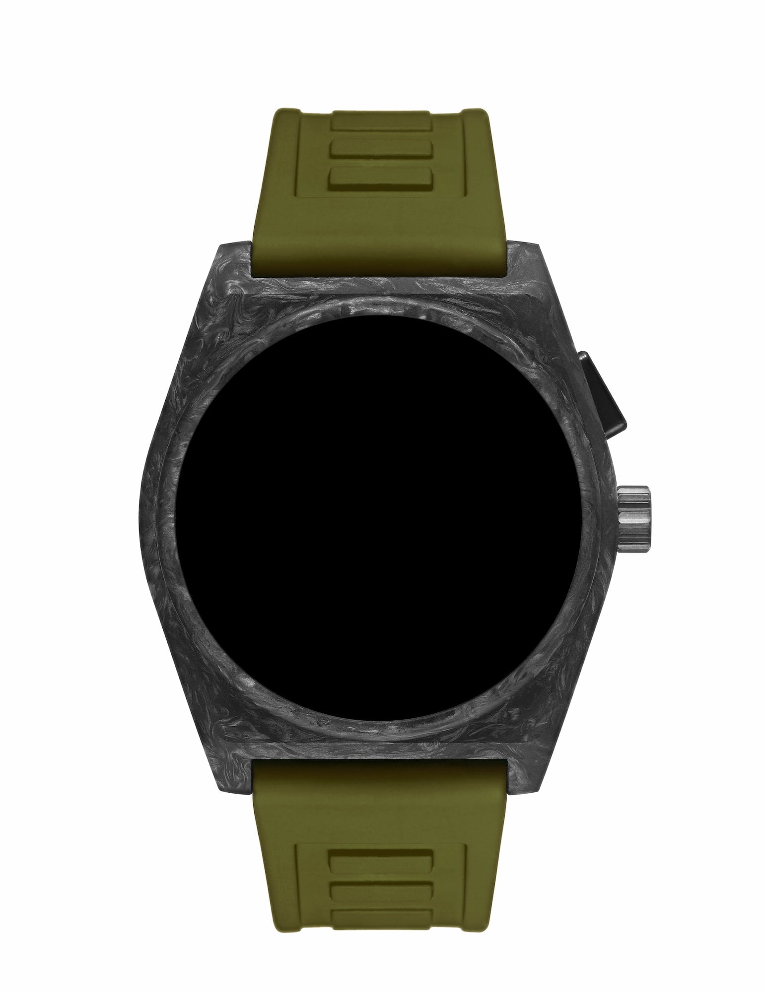 22mm Rubber Strap - Khaki