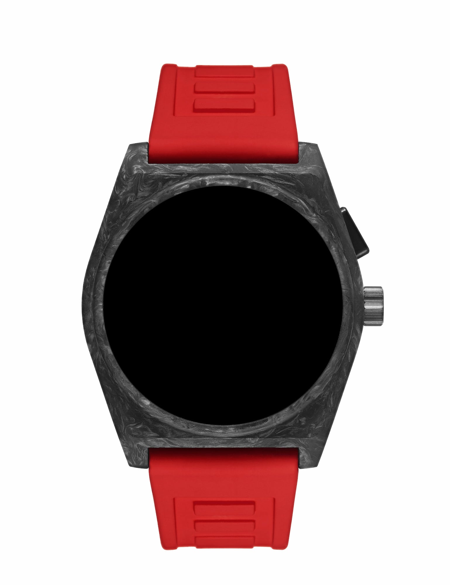22mm Rubber Strap - Red