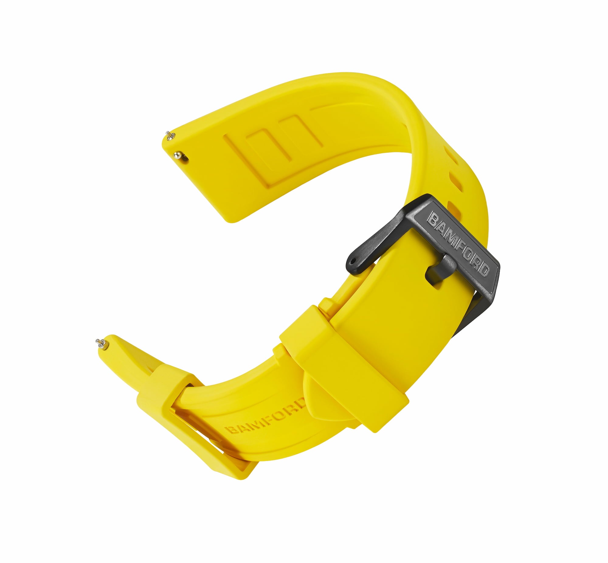 22mm Rubber Strap - Yellow