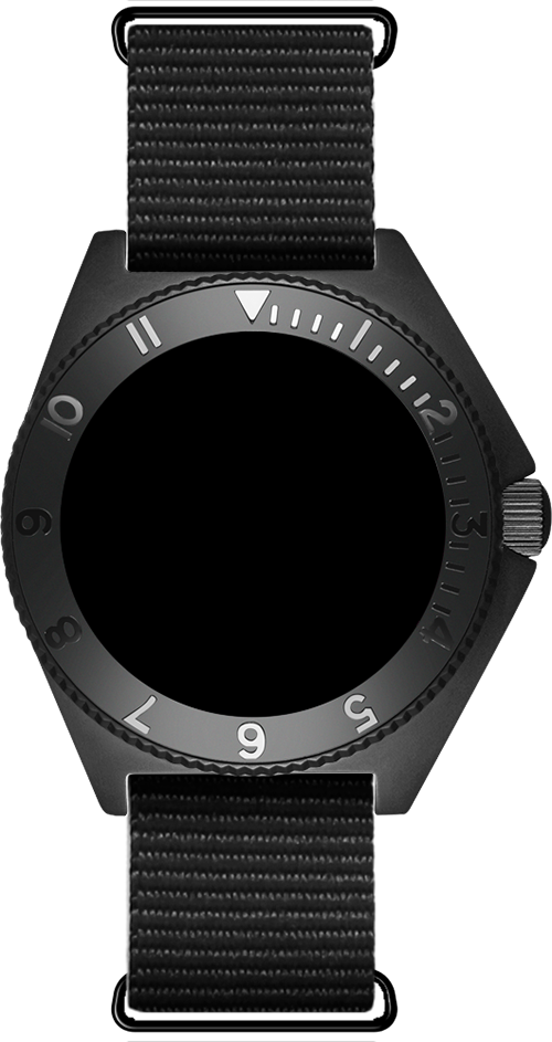 20mm Nylon Strap - Black