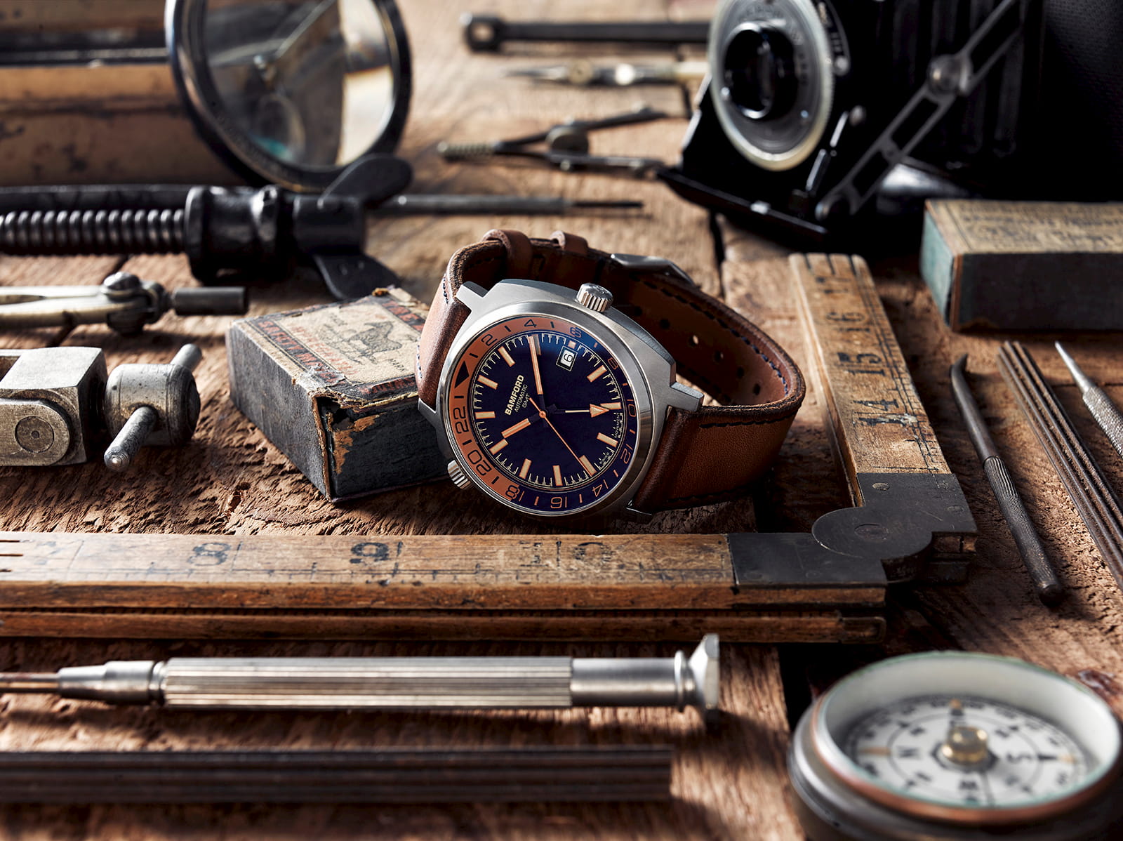 GMT Steel - Navy/Brown