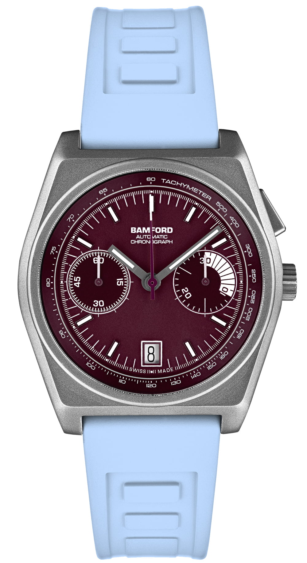 Bamford Titanium B347 - Claret/White