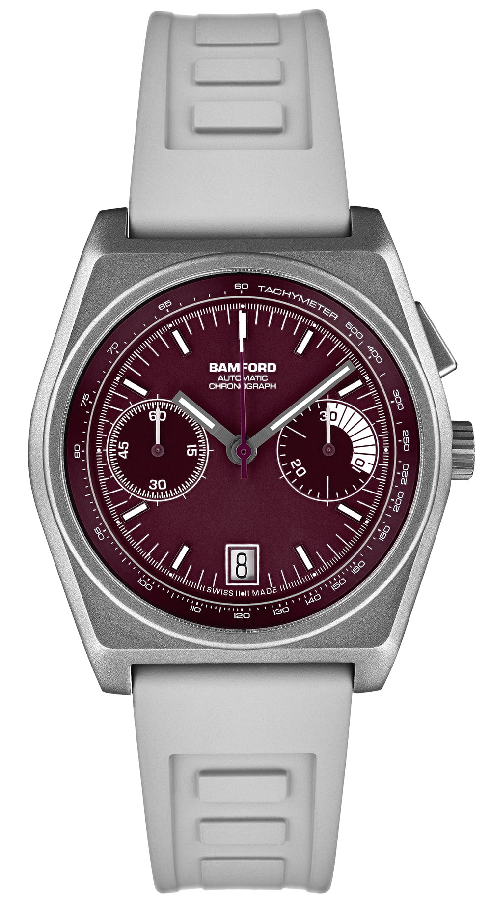 Bamford Titanium B347 - Claret/White