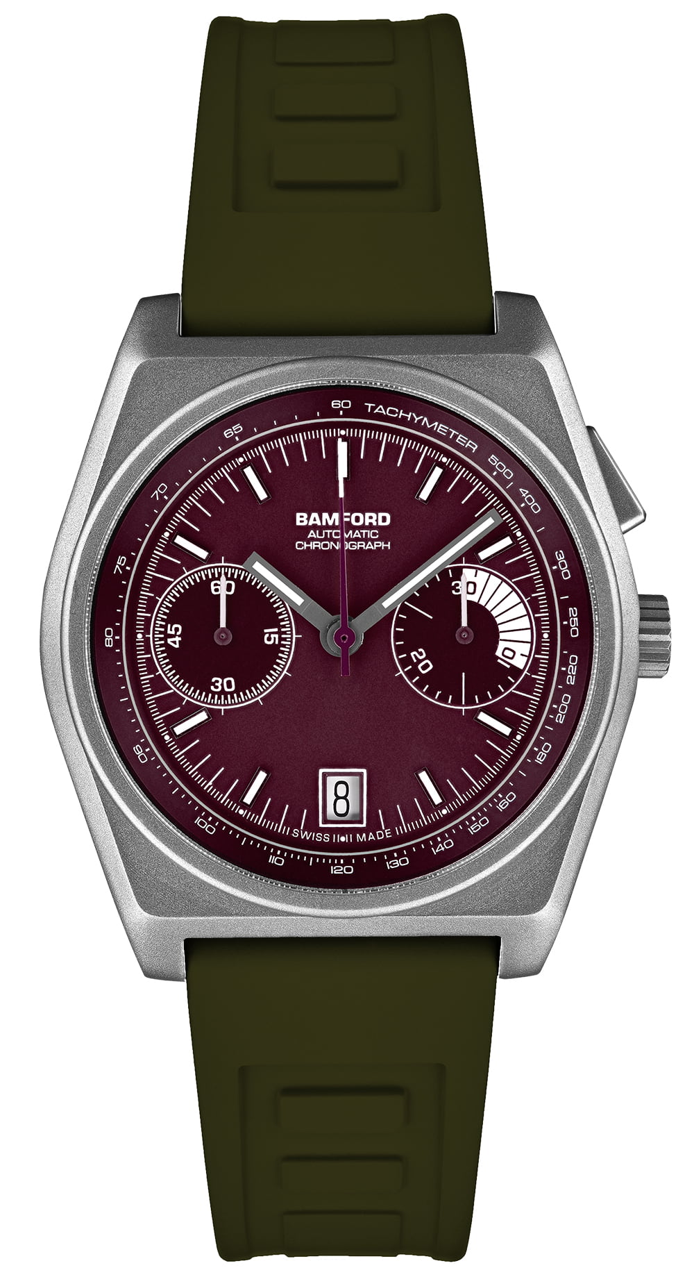 Bamford Titanium B347 - Claret/White