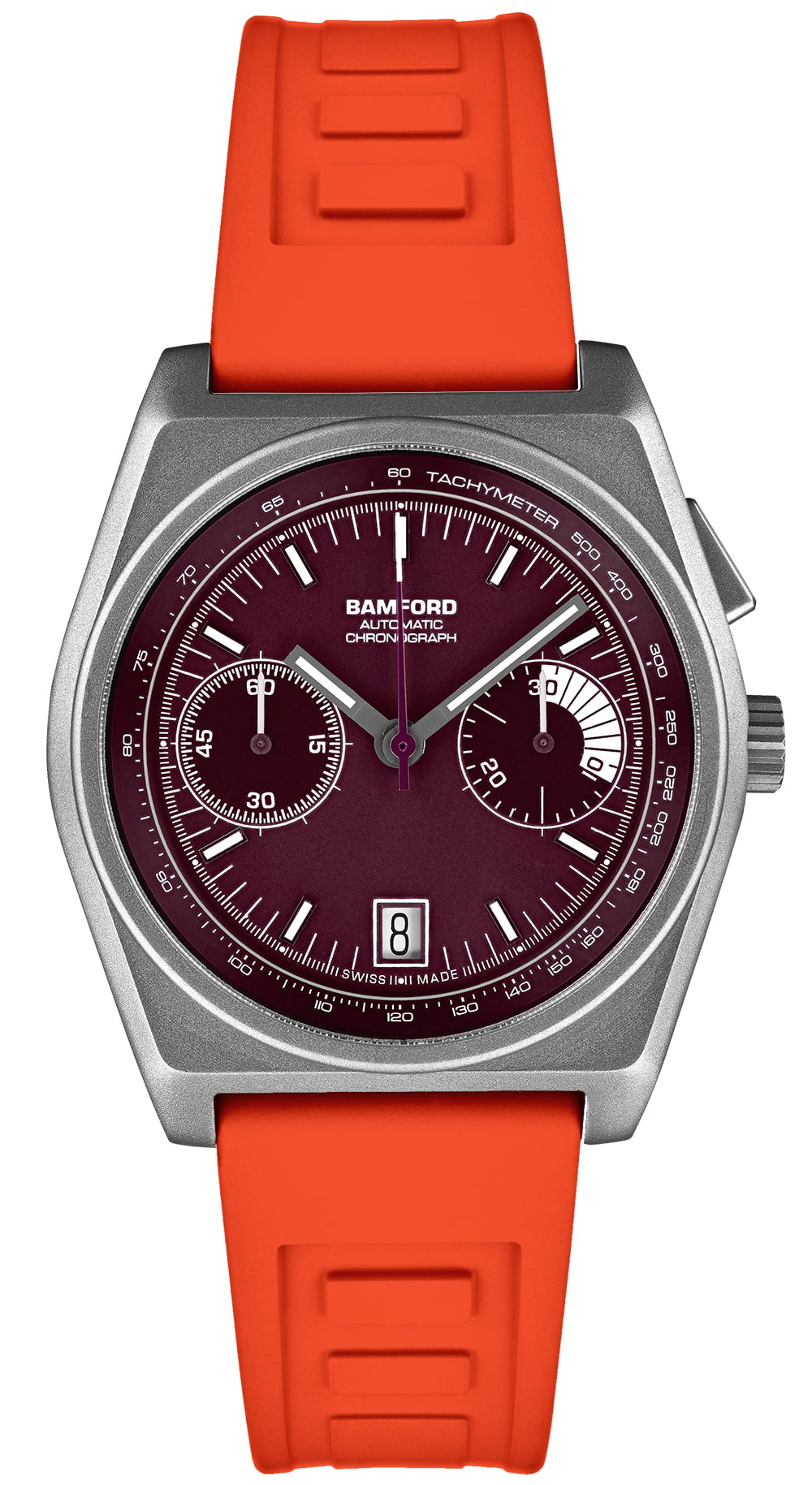 Bamford Titanium B347 - Claret/White