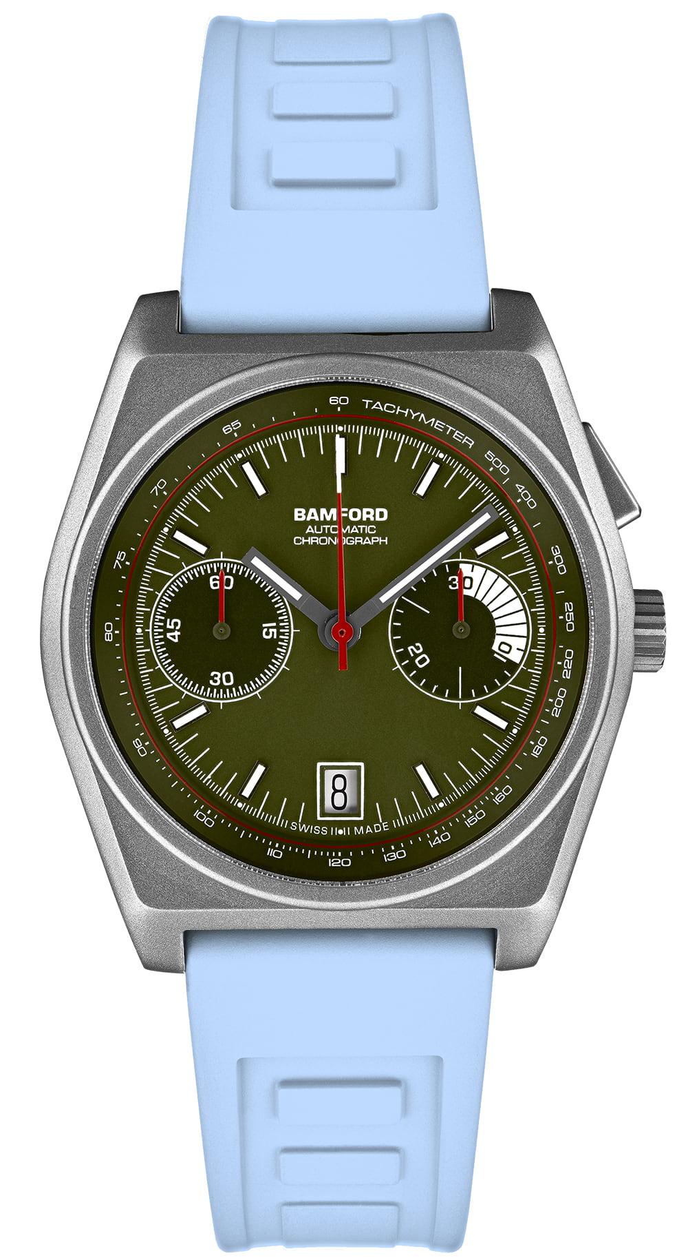 Bamford Titanium B347 - Winter Green/Red