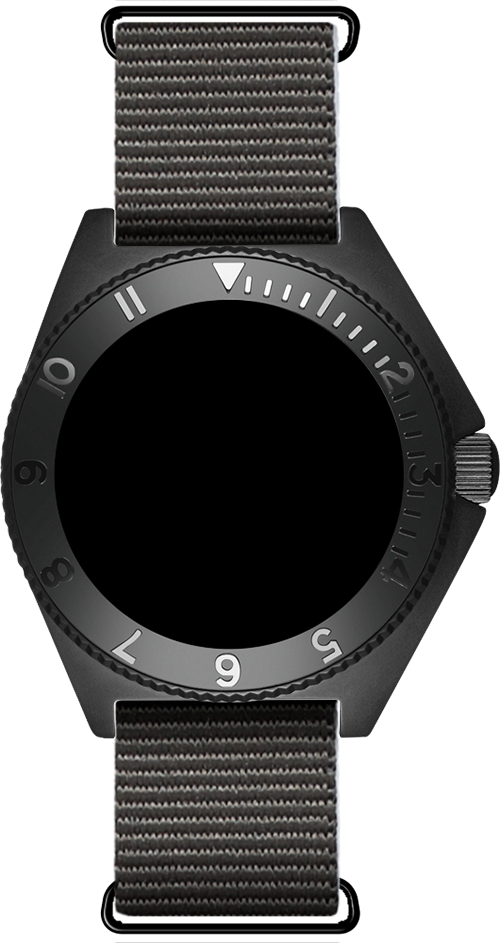 20mm Nylon Strap - Grey