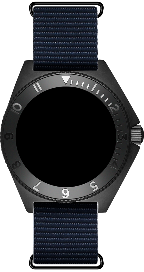 20mm Nylon Strap - Navy Blue