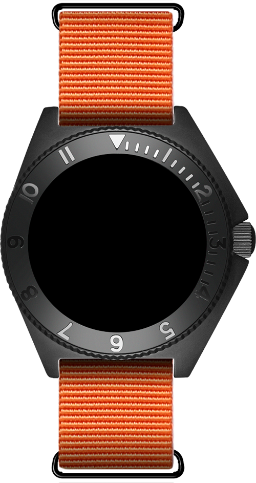 20mm Nylon Strap - Orange