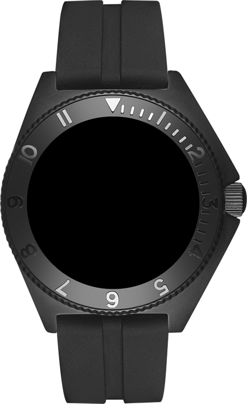 20mm Rubber Strap - Black