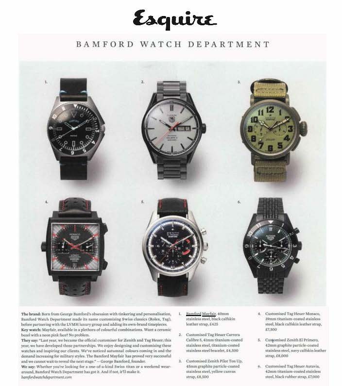 Esquire - Bamford Watch Department