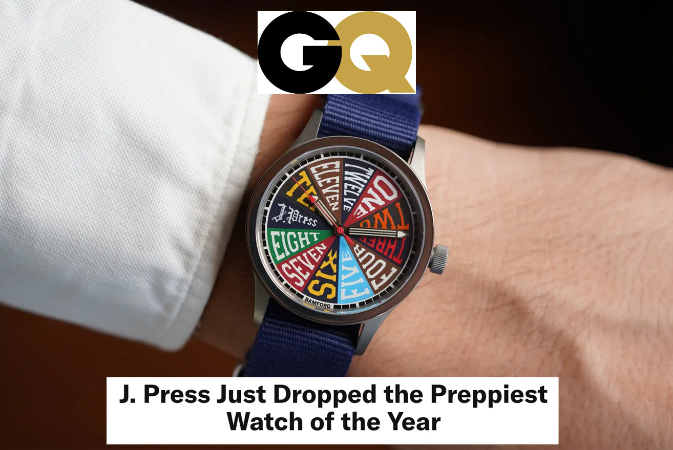 GQ: J. Press Just Dropped the Preppiest Watch of the Year