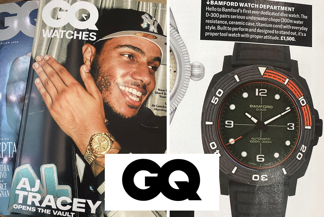 GQ WATCHES: Hello to Bamford's first ever dedicated dive watch