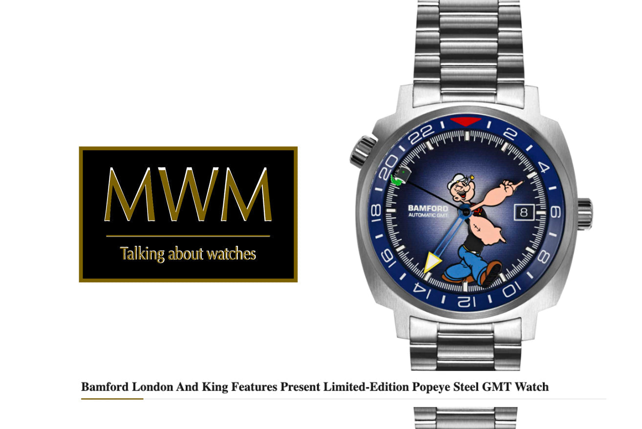 MWM: BL And King Features Present Limited-Edition Popeye Steel GMT Watch