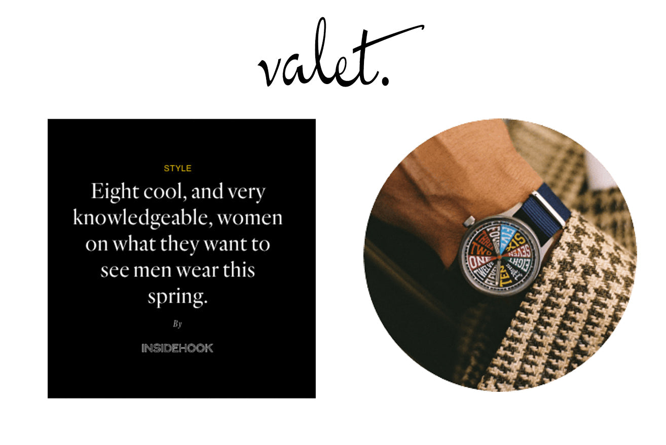 VALET: THE MORNING REPORT. Eight cool, and very knowledgeable, women on what they want to see men wearing this spring.