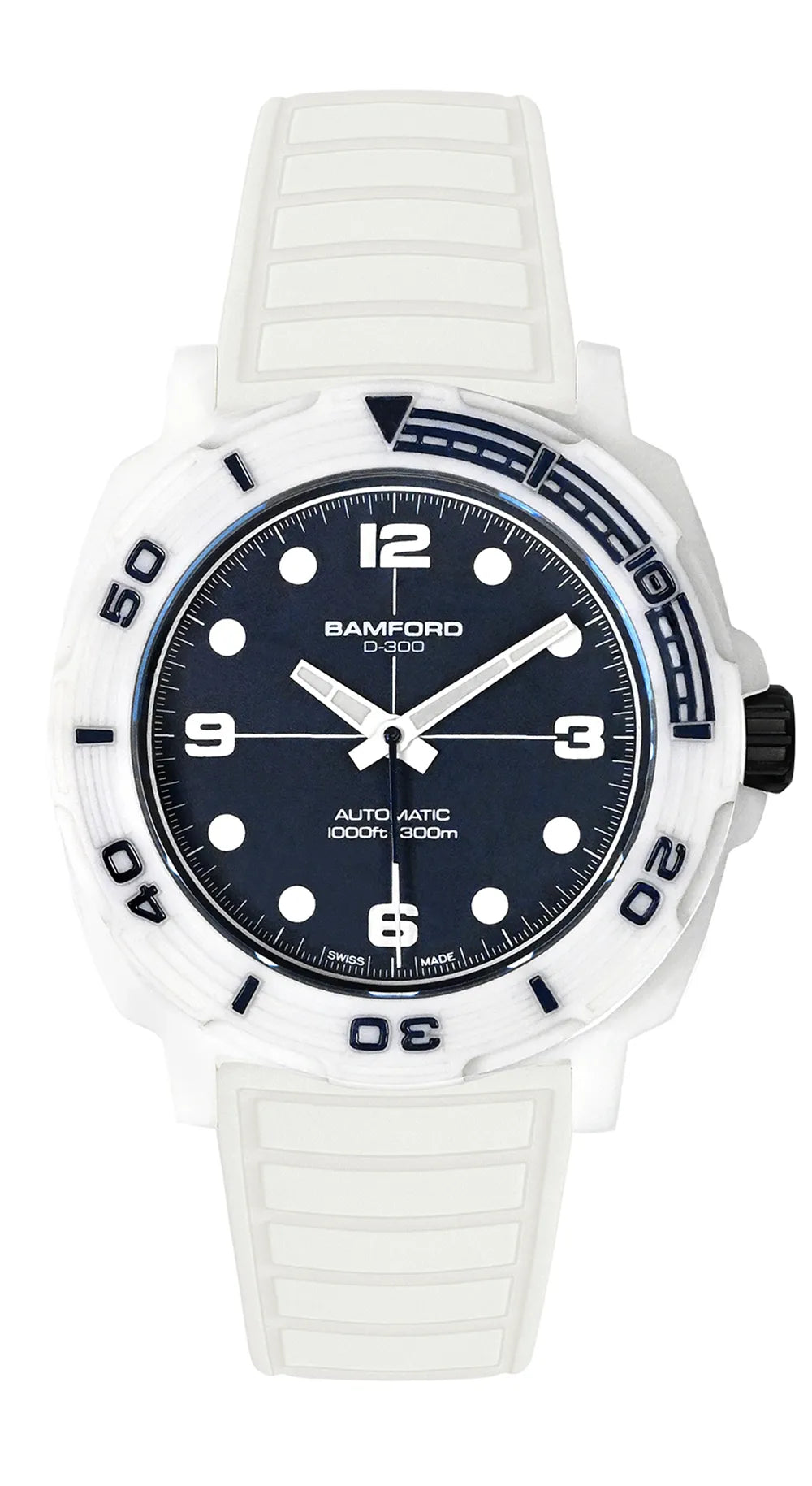 D-300 Gloss Navy White Ceramic