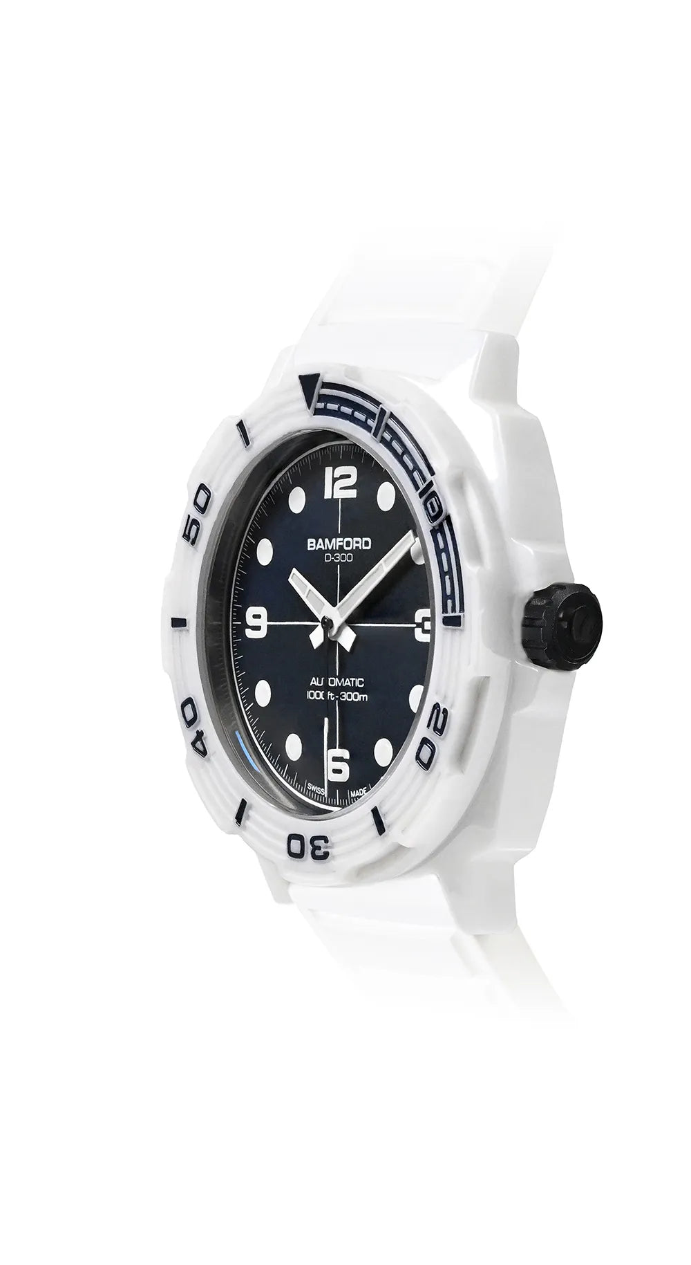 D-300 Gloss Navy White Ceramic
