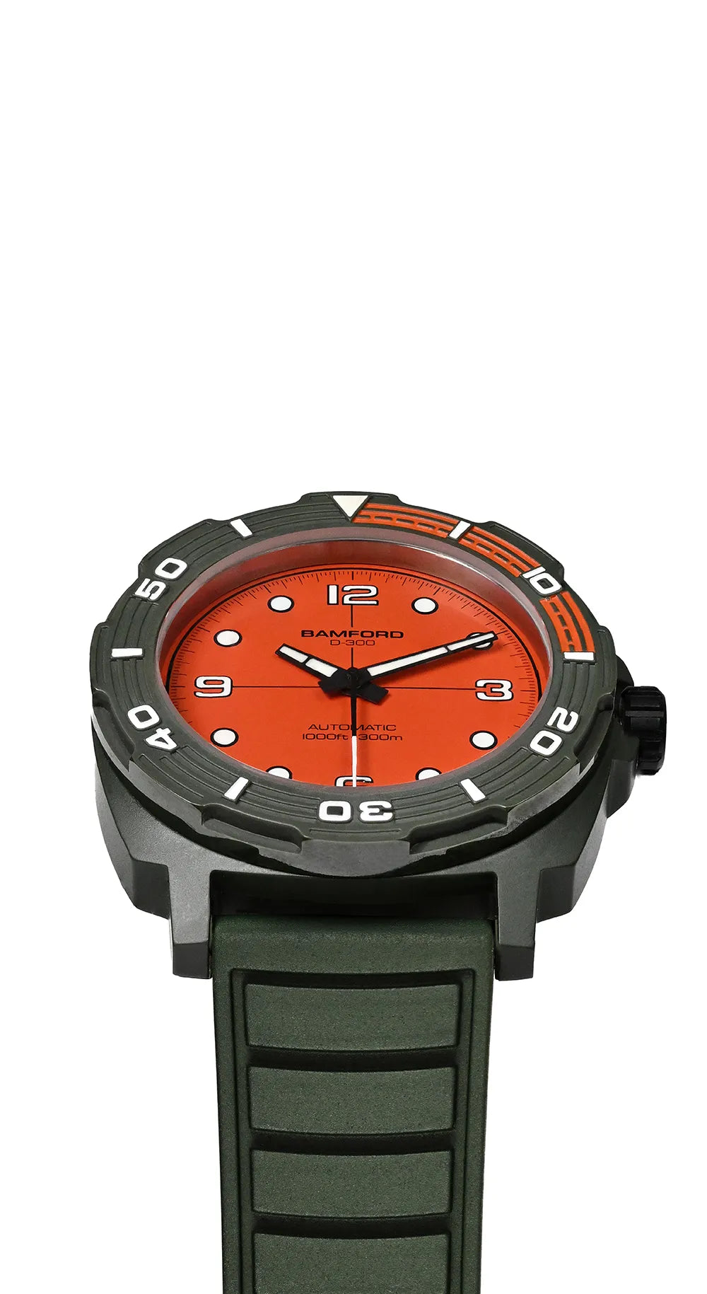 D-300 Matte Orange Green Ceramic