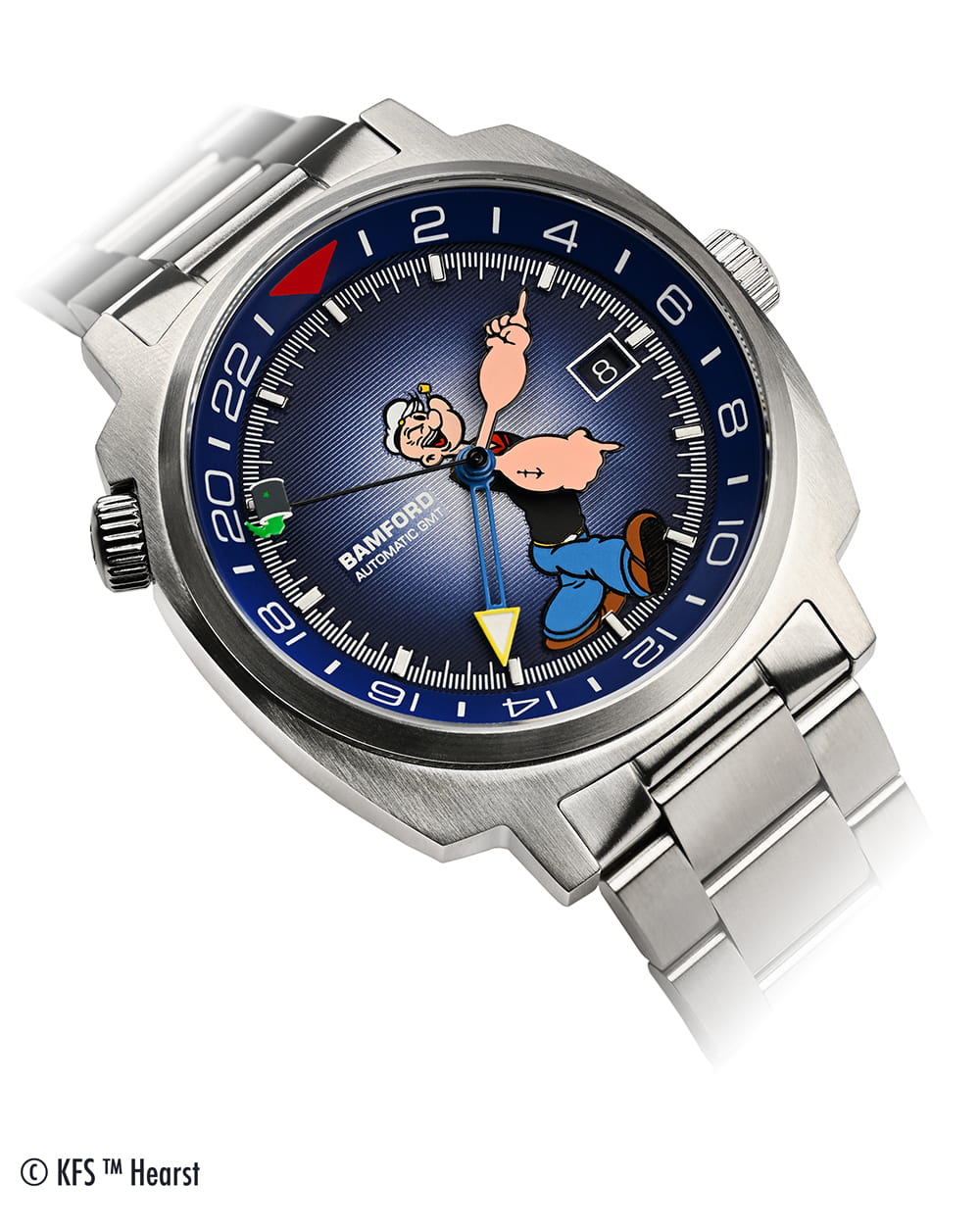 Limited Edition Bamford London "Popeye" Steel GMT