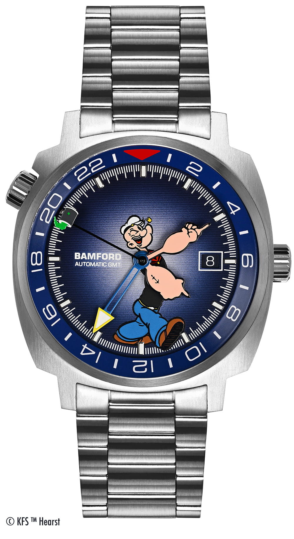 Limited Edition Bamford London "Popeye" Steel GMT