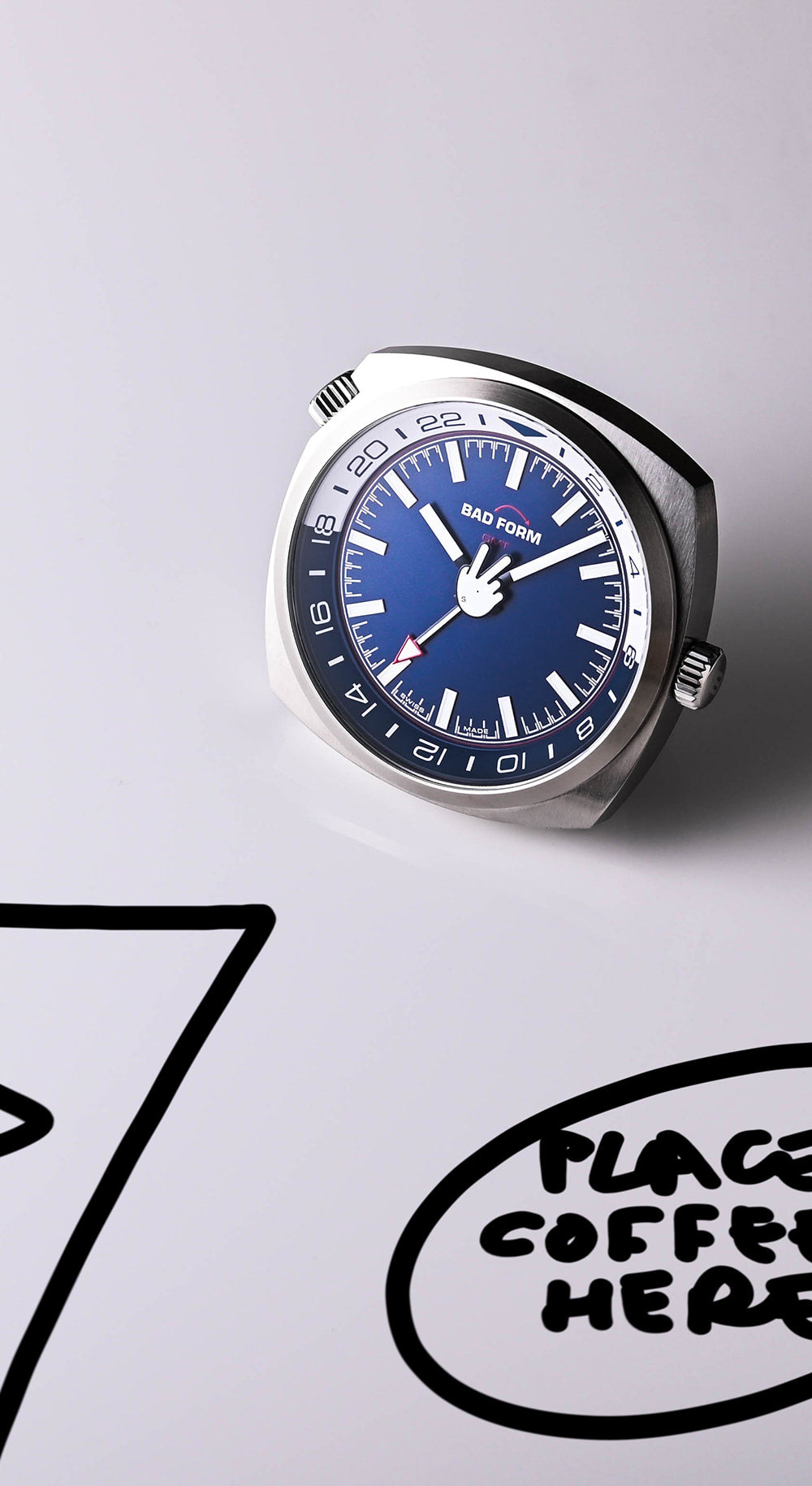 Bad Form GMT Desk Clock