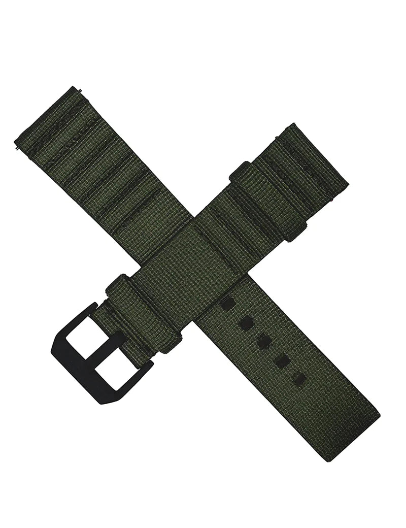 22mm D300 Khaki Green Strap