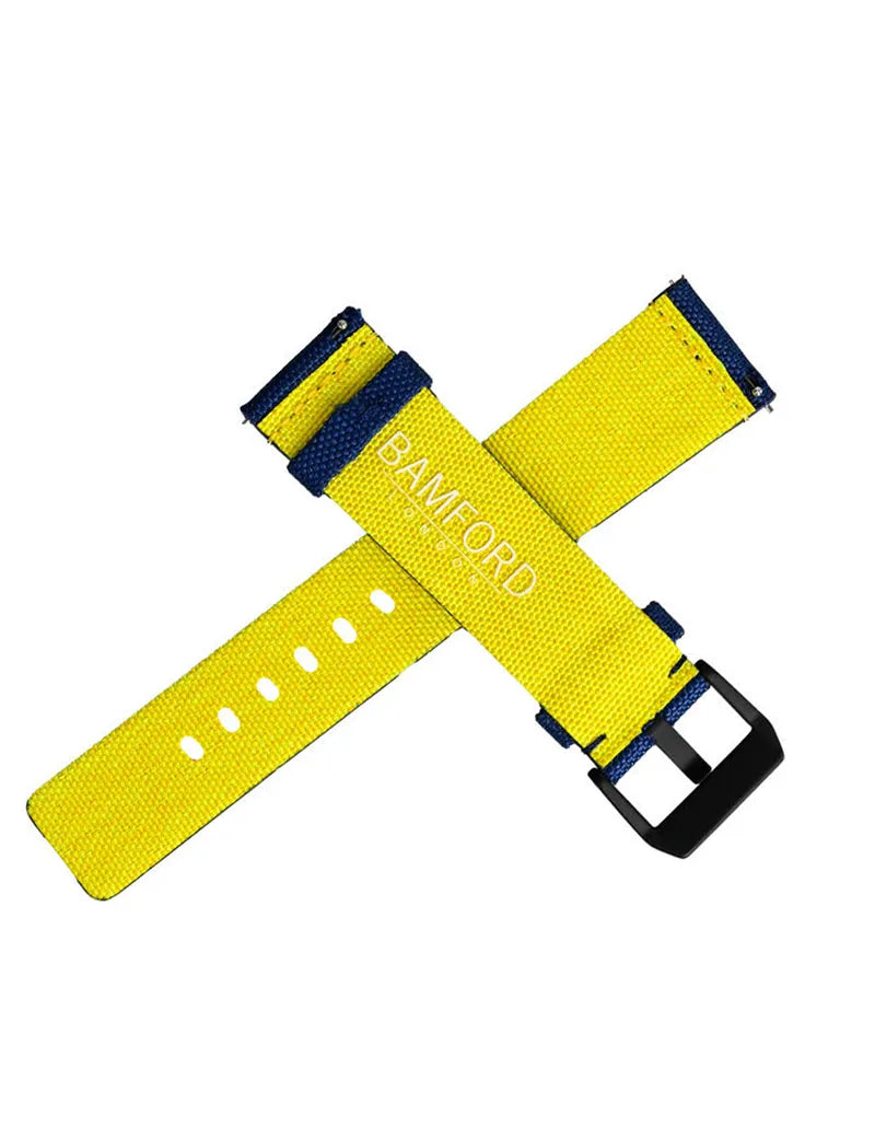 22mm D300 Navy Blue Strap