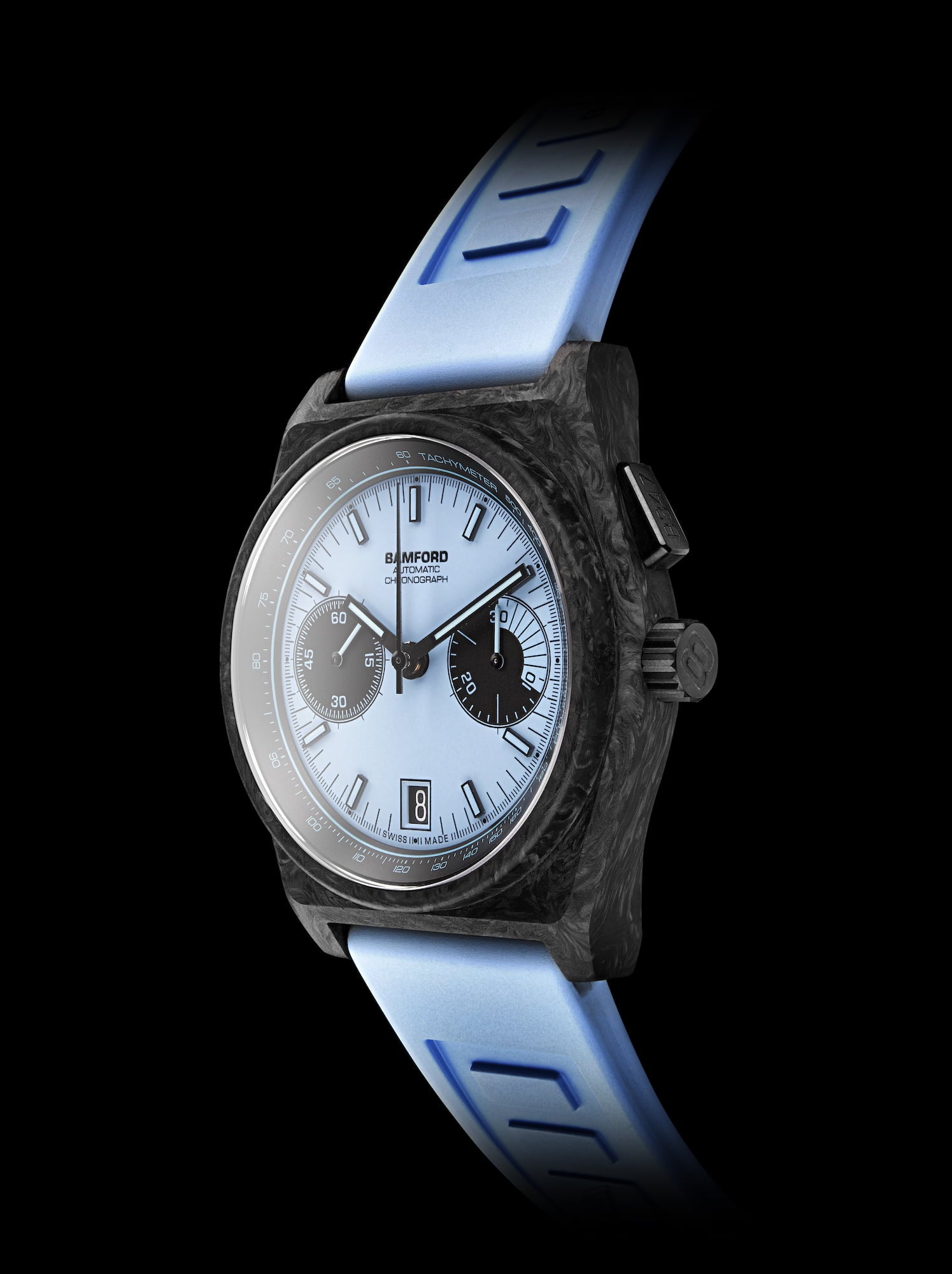 Bamford Carbon 'Aqua Blue' B347 | Bamford London