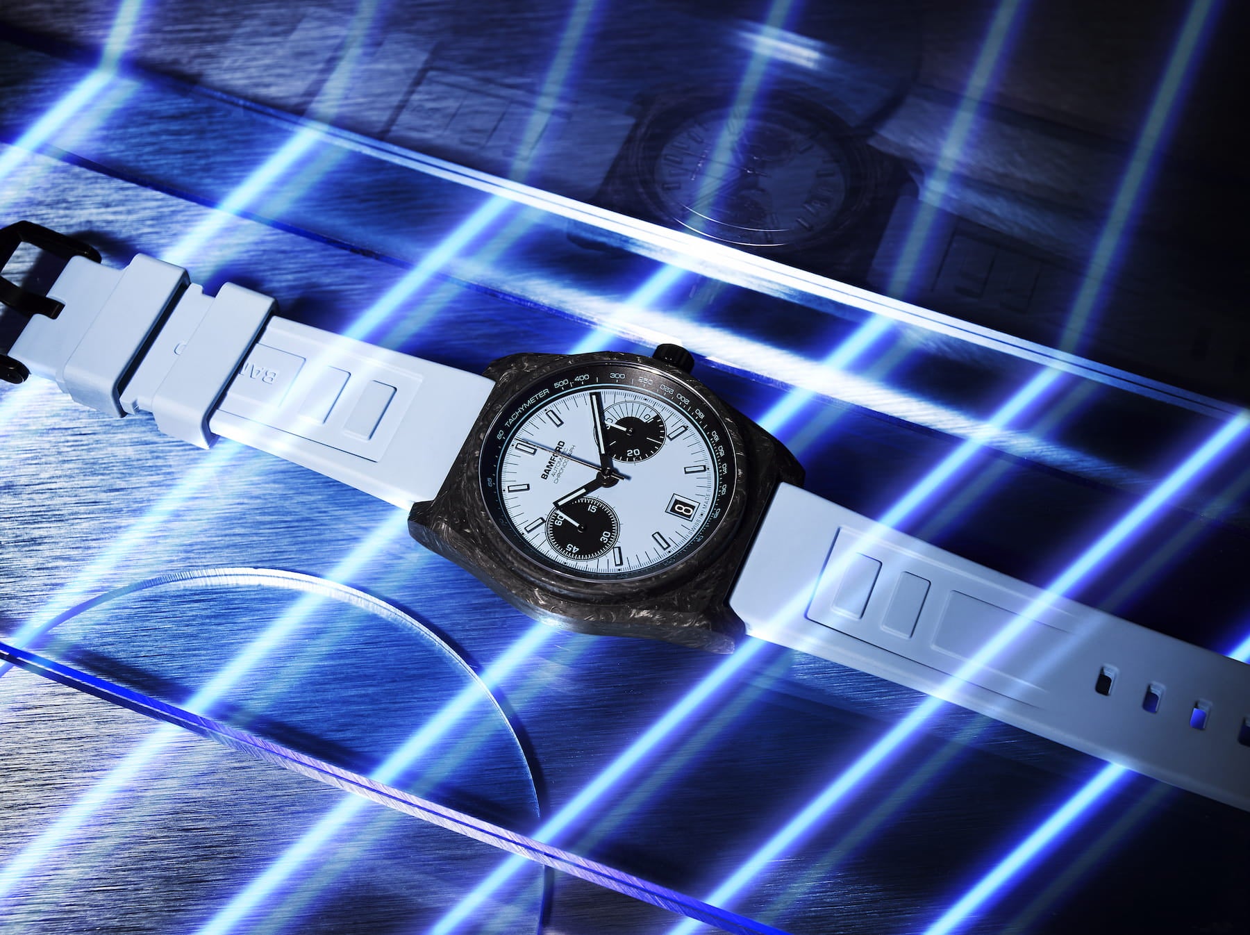 Bamford Carbon 'Aqua Blue' B347