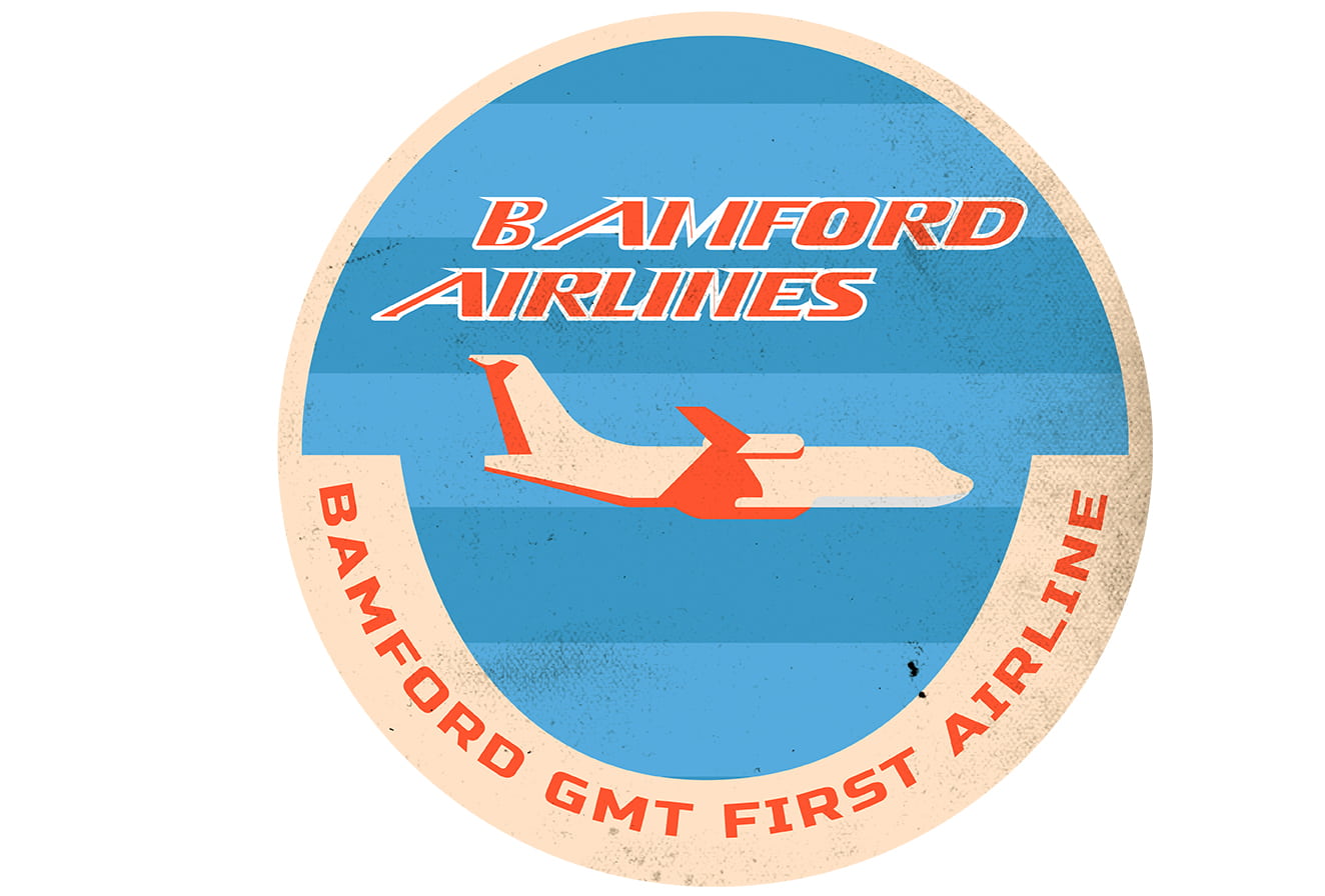 Vintage Pack Bamford Airlines GMT stickers [pack of 7]