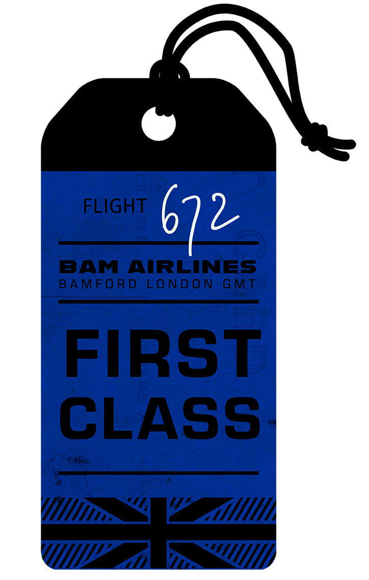 Modern Pack Bamford Airlines GMT stickers [pack of 7]