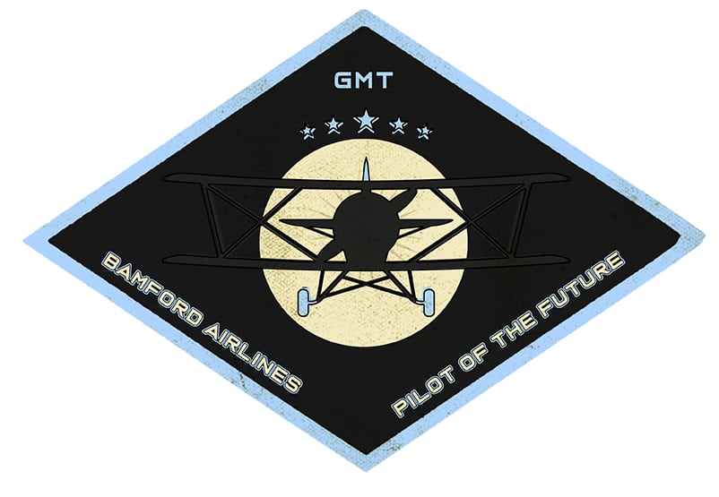 Modern Pack Bamford Airlines GMT stickers [pack of 7]