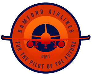 Vintage Pack Bamford Airlines GMT stickers [pack of 7]