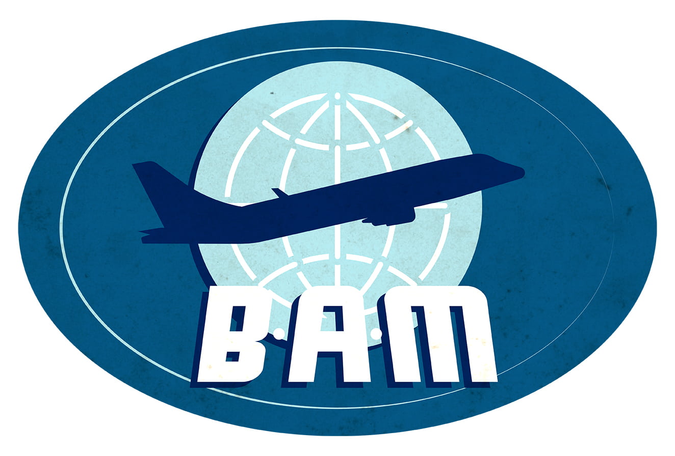 Modern Pack Bamford Airlines GMT stickers [pack of 7]